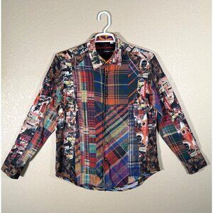 Robert Graham LIMITED EDITION 656/948 Button Up Patchwork Shirt RARE